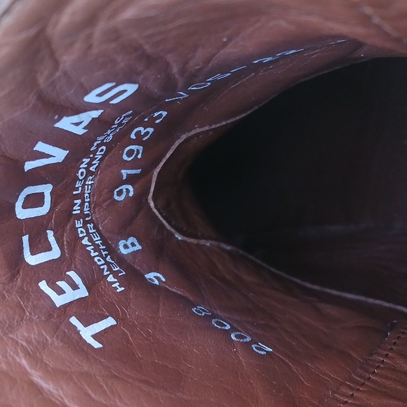 TECOVAS THE DAISY LEATHER Ankle Boots Size 9 - Picture 9 of 14